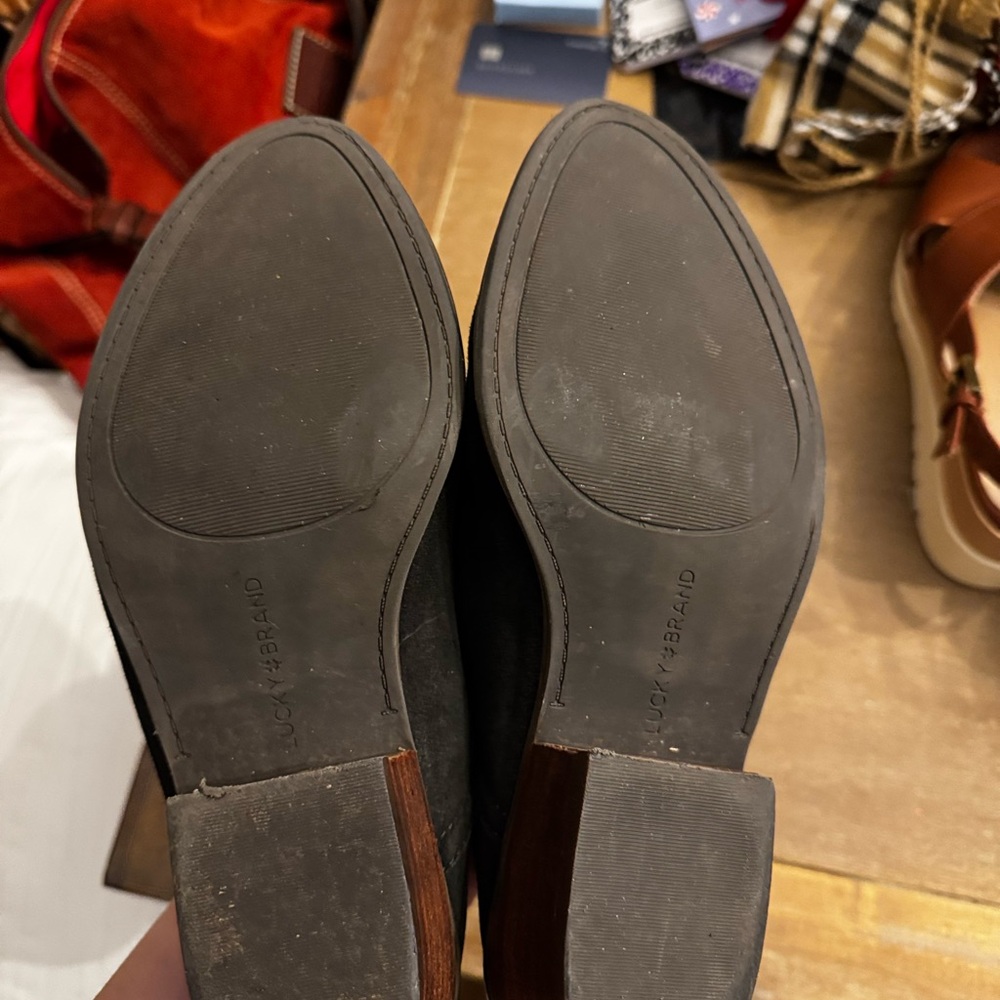 Men's Black Suede Shoes - Picture 4 of 4